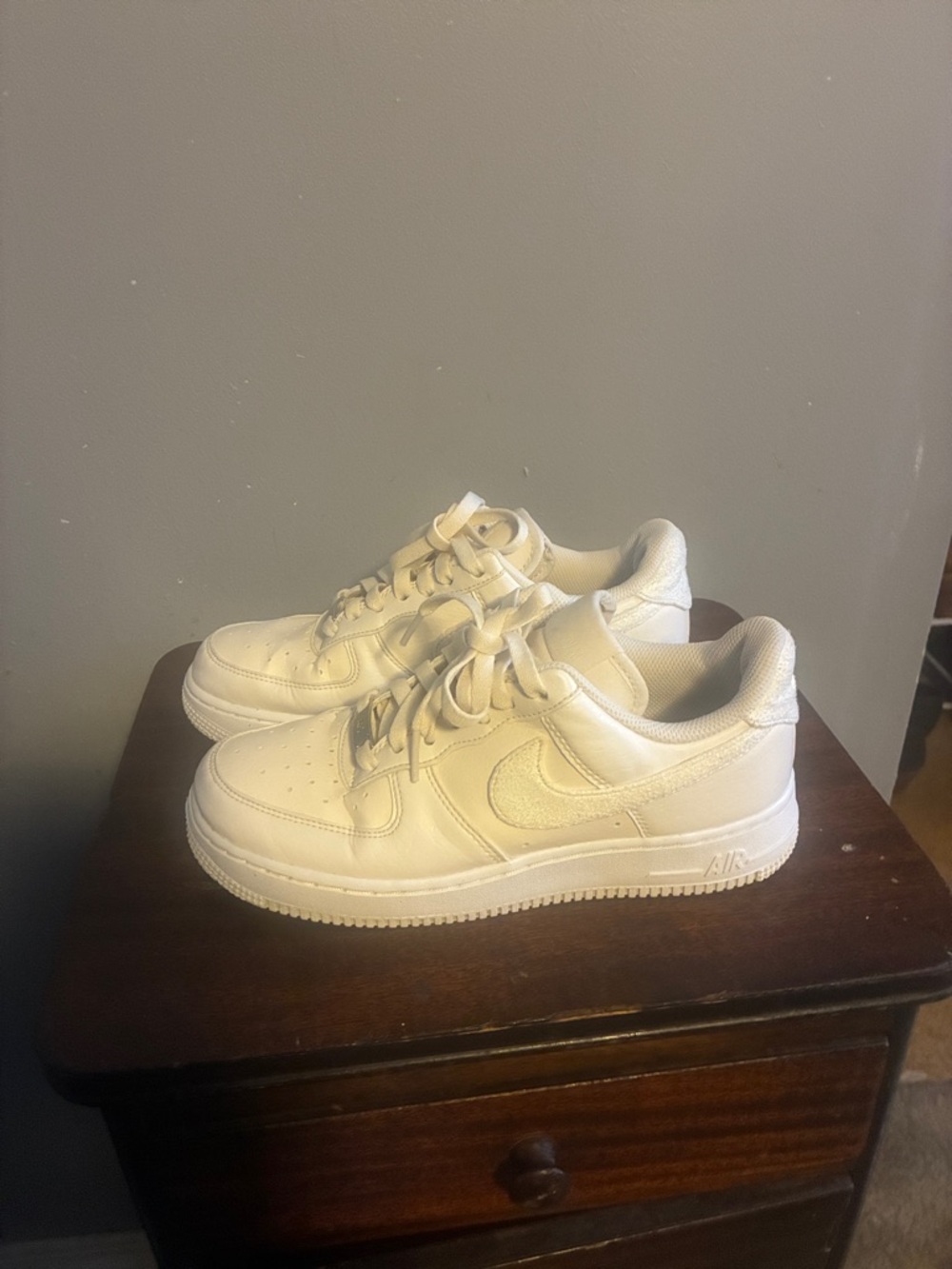 Nike All-White Low-Top Sneakers